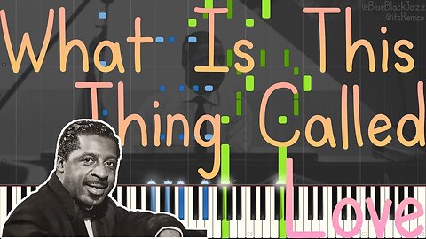 Erroll Garner - What Is This Thing Called Love 1948 (Stride Piano Synthesia)