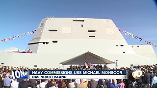 Navy commissions USS Michael Monsoor