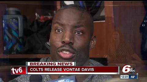 Colts release Pro Bowl cornerback Vontae Davis