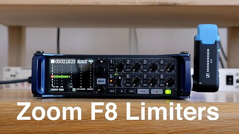 Zoom F8 Input Limiters