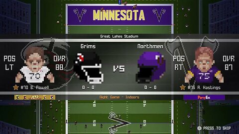L:1-1 Atlanta Grims (0-0) @ Minnesota Northmen (0-0) - Legend Bowl - Week 1 - Intros