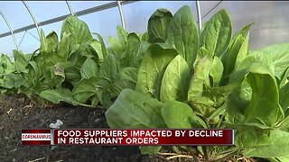 Food suppliers impacted by decline in restaurant orders