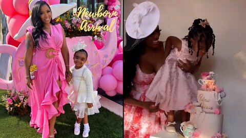 Toya & Reign Attend Porsha Williams Daughter Pilar's 3rd B-Day Party! 🎂