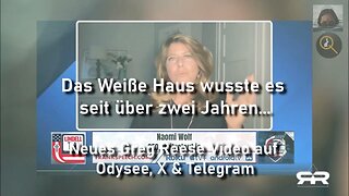 Neuer Greg Reese Report auf Odysee, Telegram und X (Trailer): Das Weiße Haus wusste seit über zwei..