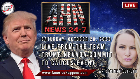 LIVE from TRUMP Event in Las Vegas - 4pm TODAY PST