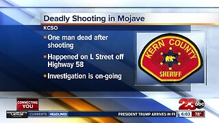 Shooting in Mojave leaves one man dead