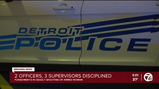 Detroit police chief suspends 2 officers, 1 supervisor after woman killed in officer-involved shooting