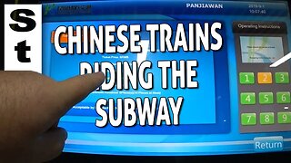 CHINESE SUBWAY TRAIN TRAVEL - What's it Like? 🇨🇳