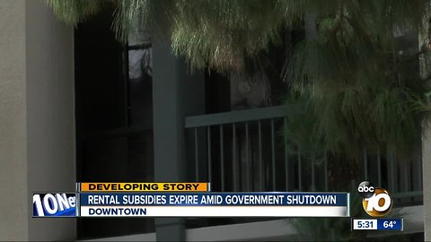 Rent subsidies expire for residents amid government shutdown