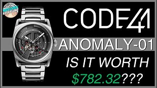 Is This Chinese Watch Worth $782.32??? | Code 41 Anomaly-01 50m Automatic Unbox & Review