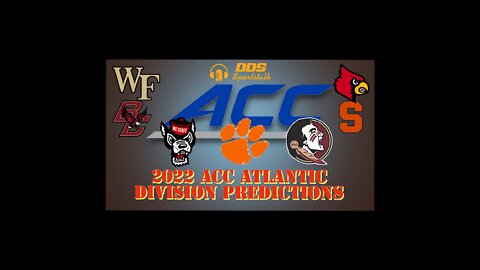 DDS Sportstalk: ACC Atlantic Division 2022 College Football Predictio