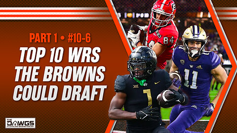 Top 10 WR Draft Prospects - Part 1 | Cleveland Browns Podcast 2024