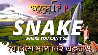 ll পাহাড়ের চূড়া থেকে সব সাপ সমুদ্রে ছুঁড়ে ফেলে দেওয়ায় এই দেশে একটাও সাপ নেই!