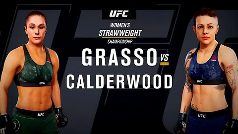 EA Sports UFC 3 Gameplay Joanne Calderwood vs Alexa Grasso