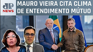 Lula e Zelensky estiveram cara a cara pela primeira vez; Kramer e Vilela comentam