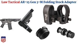 Law Tactical AR-15 Gen 3-M Folding Stock Adapter Installation & Review