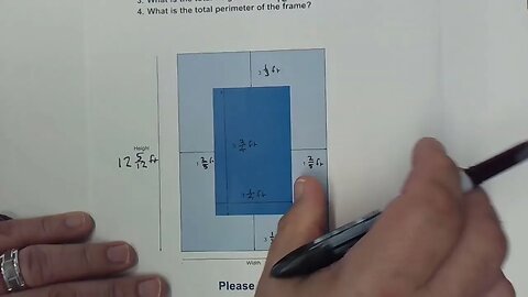 Finding A Perimeter With Fractions Part 2