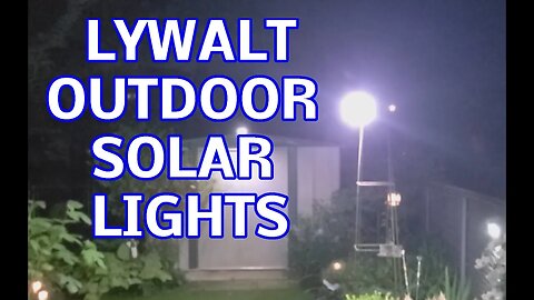 LYWALT Solar Motion Outdoor Lights - 3000LM 423 LED - Pretty Bright