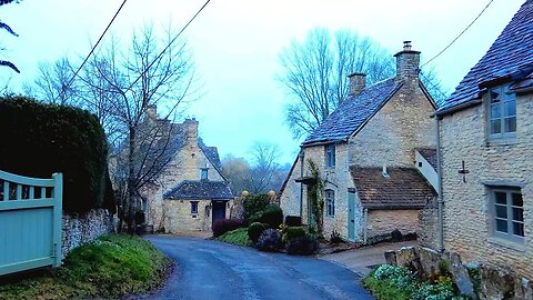 Early Morning COTSWOLDS Village WALK - Discovering the Charm of Fulbrook Village