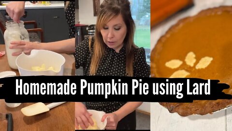 Homemade Pumpkin Pie using Lard | Collab with @Crystal Lopez | How to MAKE ( Complete Fail )