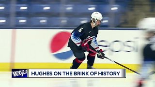 USA Hockey's Jack Hughes on the brink of history