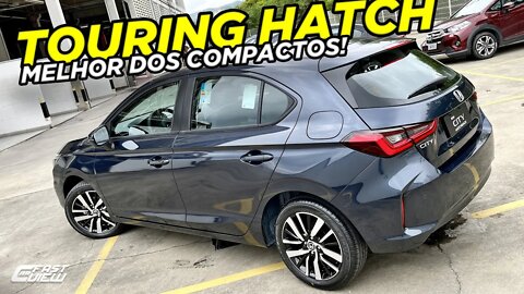 NOVO HONDA CITY TOURING HATCH 1.5 FLEX 2022 É O MELHOR E MAIS SEGURO DA CATEGORIA! VALE TUDO ISSO?