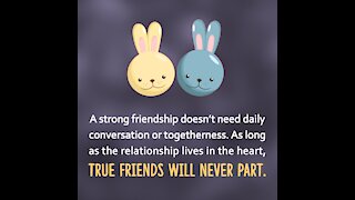 True friends will never part. [GMG Originals]