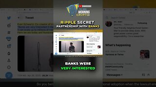 Ripple Secret Partnership With Banks #shorts #ripple #xrp #crypto