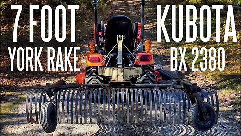 Will A Kubota BX Pull A 7 Foot Landscape Rake?