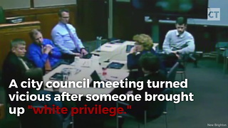 Liberal Mayor Freaks on "White Privilege"
