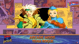 X-Men vs Street Fighter: Arcade Mode - Team Rogue