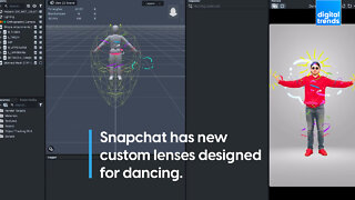Snapchat has new custom lenses designed for dancing.