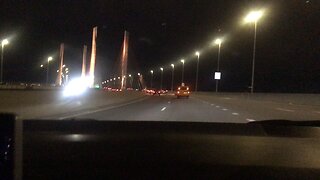 Long drive at night