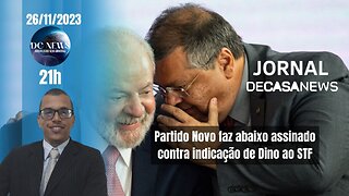 Partido Novo faz abaixo assinado contra indicação de Dino ao STF