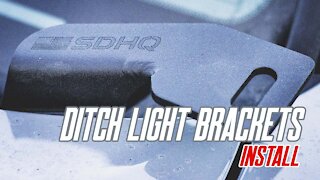 INSTALL - Ditch Light Brackets