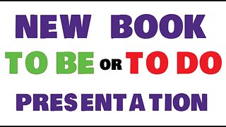 TO BE or TO DO BOOK PRESENTATION FINAL || NEW BOOK RELEASE || BODAS DJOUMESSI || WISDOM FOR DOMINION