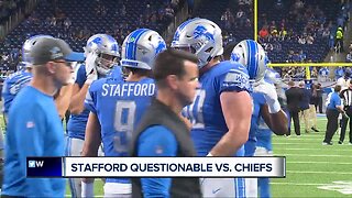 Matthew Stafford listed on Lions injury report with hip