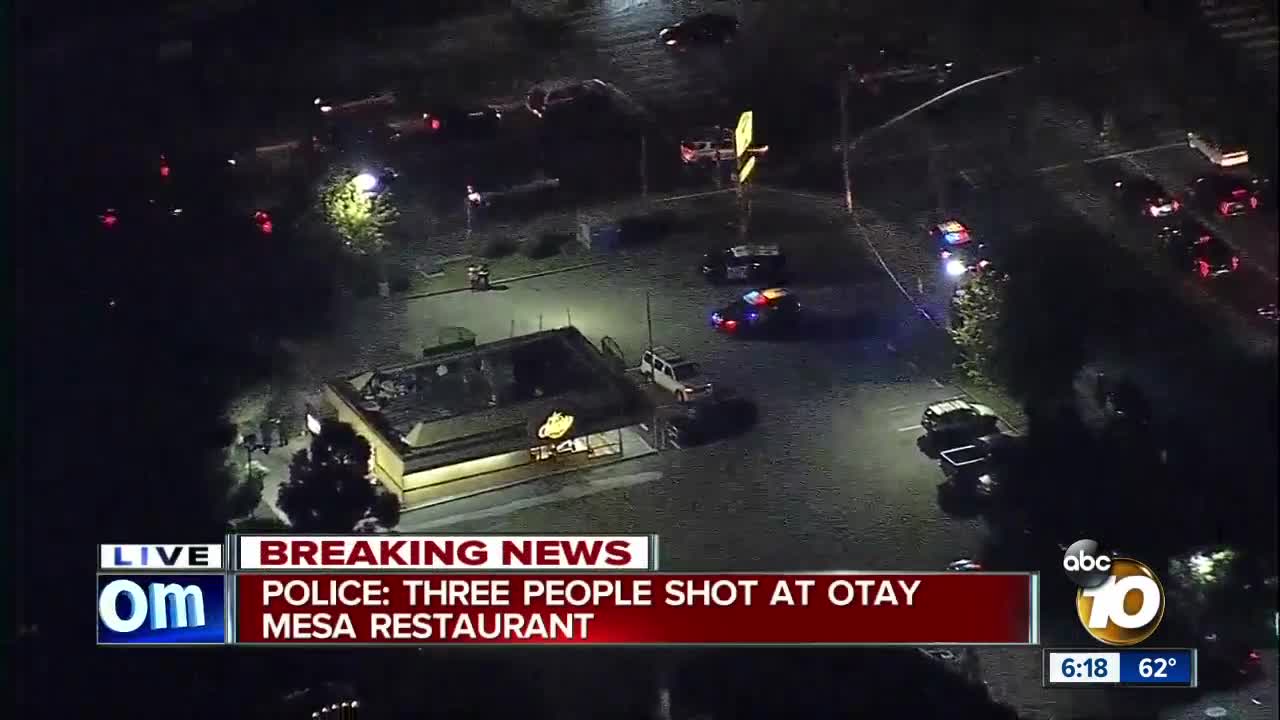 Three hospitalized after shooting at Church’s Chicken in Otay Mesa West