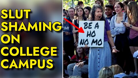 This Lady Preaches "Ho No Mo" on College Campuses ft. Sister Cindy