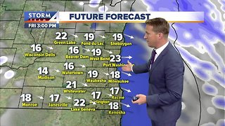 Snow tapering off Friday morning