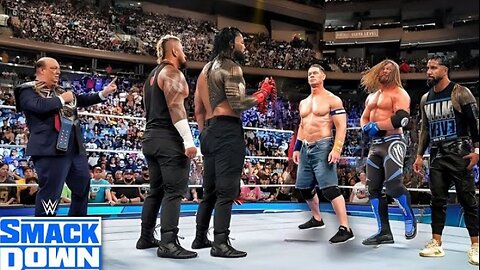 Roman Reigns And Solo Vs Cena And Styles At SmackDown | WWE SmackDown Highlights Today Part 2