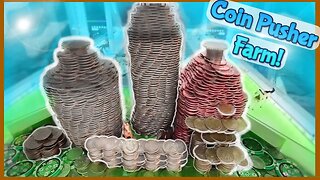 🐄🤠High Risk Coin Pusher Farm! FULL OF SURPRISES!!! ASMR