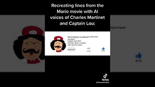 Mario Movie Lines with Charles Martinet and Captain Lou Albano AI Voices from Uberduck