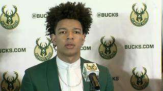 Bucks introduce first round draft pick DJ Wilson