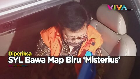 Diperiksa Kasus Pemerasan, SYL Bawa Map Biru Berisi Dokumen Rahasia