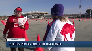 Chiefs super fan looks just like head coach
