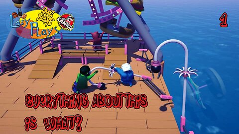 WredBear Was Worried His Sister Would Scare People | Gang Beasts (pc)