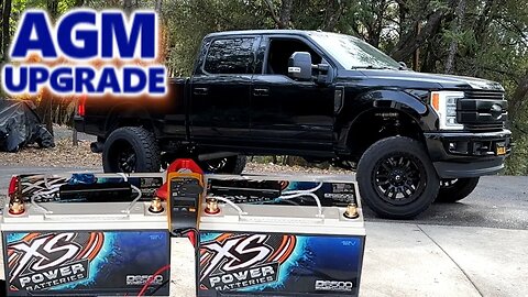 a Quick AGM Upgrade | Ford F250 Superduty 6.7 Powerstroke Dual Battery Swap - Better Juice!