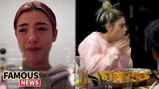 Charli D'Amelio Cries After Losing 1 Million Tik Tok Followers | Famous News