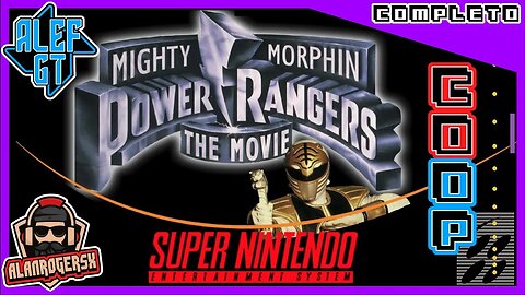 Mighty Morphin Power Rangers COOP - Snes - Até Zerar